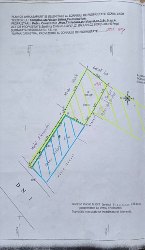 Teren intravilan construibil Campina, Ph , 481 mp - 35Euro   mp - imagine 2