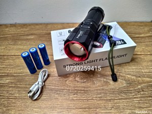 Lanterna Profesionala cu Led Tip Laser si Display, Raza de 2 km