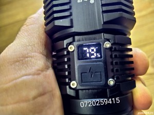 Lanterna Profesionala cu Led Tip Laser si Display, Raza de 2 km - imagine 2