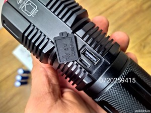 Lanterna Profesionala cu Led Tip Laser si Display, Raza de 2 km - imagine 3