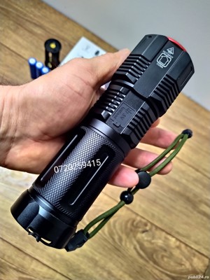 Lanterna Profesionala cu Led Tip Laser si Display, Raza de 2 km - imagine 4