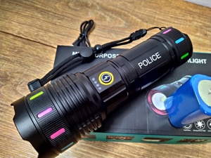 Lanterna Police Profesionala cu Led Tip Laser de putere mare - imagine 2