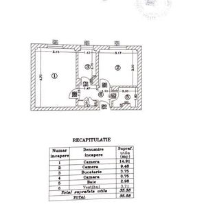 Apartament 2 camere Facultatea de Constructii Teiul Doamnei - imagine 2