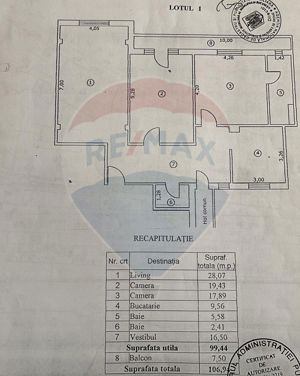 Apartament central, 3 camere, 2 bai, –renovat complet, modern - imagine 9