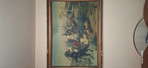 Vând urgent tablou  pe pânză în ulei  , aștept  oferte  