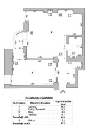 Vanzare Apartament 2 Camere Stradal Bd Unirii Zepter - imagine 4