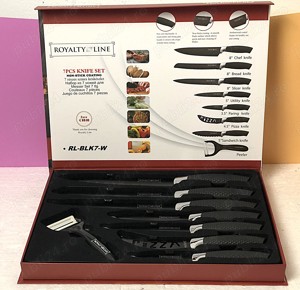 Set 8 Cutite Elvetiene Royalty Line - Acoperire Ceramica