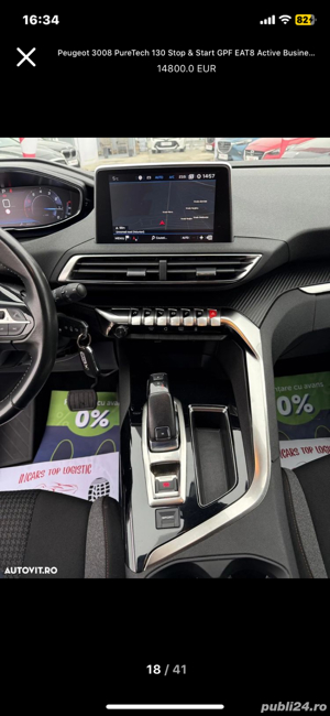 Peugeot-3008 - automat !!!    GARANȚIE 1  AN !!!!  Impecabila !!!! - imagine 10