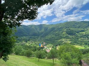 Casa de piatra cu 6700 metri patrati(1000 intravilan) Capalna Alba