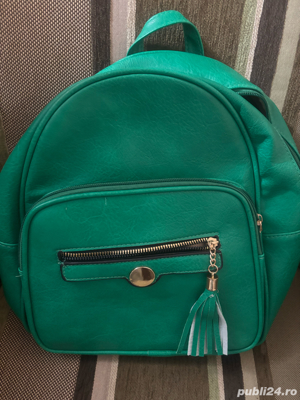 rucsac verde iarba - imagine 2
