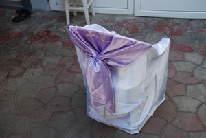 De Vanzare Mese Rotunde Fata de Masa Huse de Scaune UNIVERSALE Esarfe Scaune Diferite Culori - imagine 4