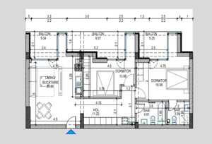 3 camere | bloc nou langa padure  - imagine 3