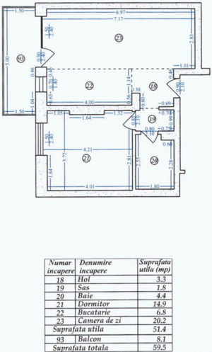 2 camere Modern in Atlas Residence Aviației  - imagine 8