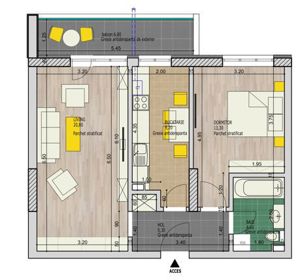 Apartament 2 Camere 7 Minute Metrou Aparatorii Patriei Comision 0 - imagine 6