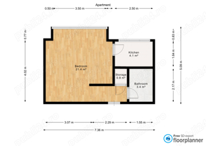 Chirie Apartament 1 camera Ultracentral Piata Marasti - imagine 2