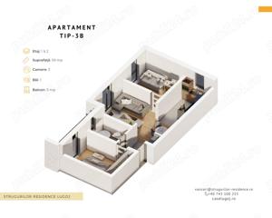 Apartamente noi cu 2 si 3 cam in bloc nou pe Str.Strugurilor in Lugoj - imagine 7