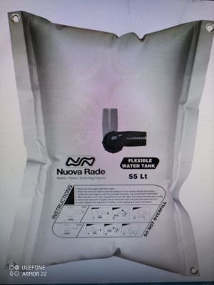 Bazin apa flexibil rectangular Nuova Rade 55 litri sigilat 