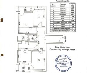 Apartament 3 camere, Aviatiei, Cloud 9, mobilat, utilat, comision 0 - imagine 15