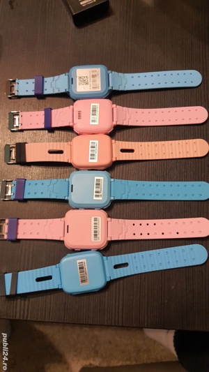 Ceas smart cu sim,orice retea,localizarea exacta prin gps,camera,cu aplicatie urmarire copil,roz ble - imagine 2