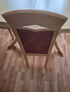 Set 6 scaune din lemn masiv tapițate   tapisate - imagine 3