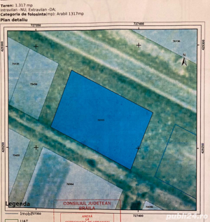 Teren 3,15 hectare cu deschidere 45m la DN2b in Baldovinesti pe Centura GL-BR - imagine 2