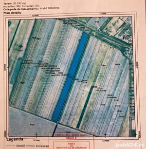 Teren 3,15 hectare cu deschidere 45m la DN2b in Baldovinesti pe Centura GL-BR - imagine 4