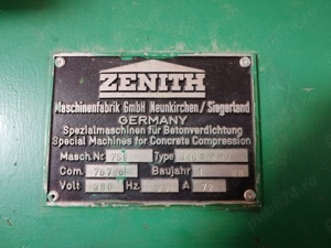 Vibropresa ZENITH 940S AHZ