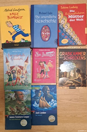 Carti germana copii: K.Blomquist, Unendl. Geschichte, Mohikaner etc.