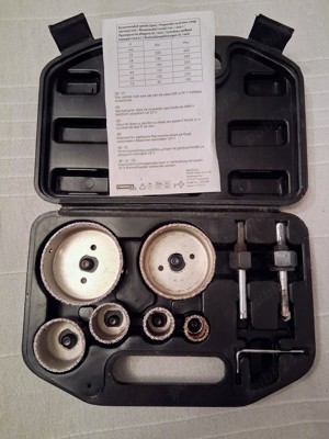 Trusa set carote diamantate  pentru strapungeri zidarie Power Fix