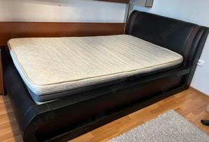 Pat cu saltea si spatiu pentru depozitare - imagine 2