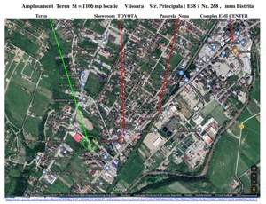 Teren intravilan 1.106 mp, BISTRITA NASAUD, VIISOARA - imagine 7