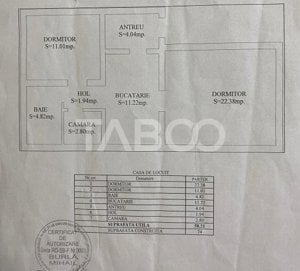 Casa individuala 2 camere 58 mpu curte si gradina 332 mp Cisnadie - imagine 16