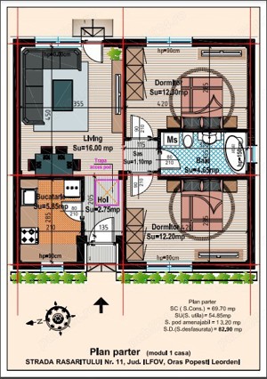 Popesti Vila individuala cu 3 camere 2 parcari si pod - imagine 2