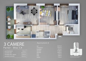 Apartament Modern 3 Camere Zona Grand Arena - imagine 7