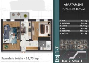 Apartament 2 Camere Metalurgiei 2min STB - imagine 5