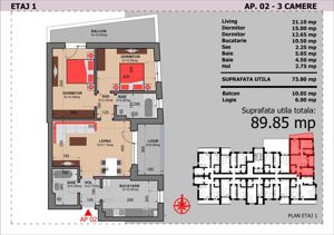 Apartament 3 Camere Zona Grand Arena 2min STB