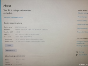 Vând laptop Dell - imagine 3