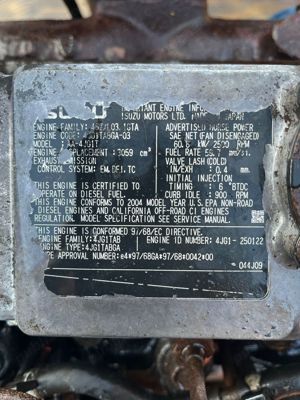 Motor Isuzu AA-4JG1T - piese motor - imagine 4