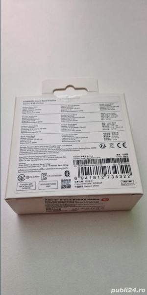 Xiaomi Redmi Smart Band 8 Active, Negru Nou - cutie sigilata - imagine 5