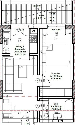 Apartament tip studio, pasarela metrou Berceni, Popesti-Str. Solstitiului - imagine 9