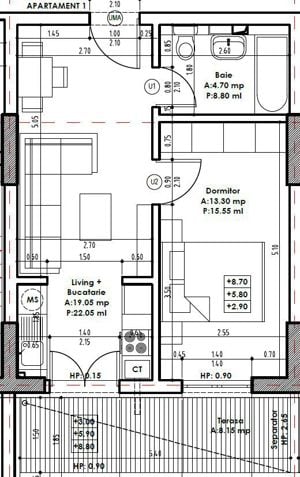 Apartament nou,tip studio, Metrou Berceni,inchiriere rapida - imagine 6