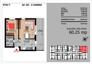 Apartament 2 camere cu terasa spatioasa - bloc nou, zona Metalurgiei, Sector 4 - imagine 5