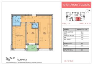 Apartament 3 camere, Soseaua Leordeni, Stradal, Oras Popesti-Leordeni - imagine 8