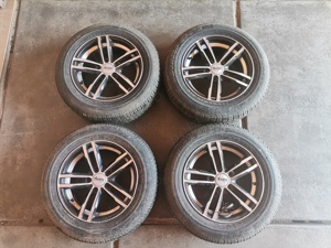 Roti/Jante Advanti R15 5x112 ET42 6 1/2 J anvelope de vara Dunlop 195 65 R15 