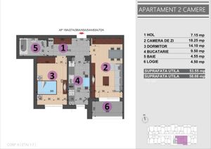 Apartament 2 camere, disponibil imediat, zona linistita, zona Grand Arena Mall - imagine 6