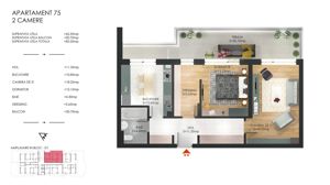 Apartament 2 camere, terasa 20.70 mp, zona rond Metro, Bd. Metalurgiei, Sector 4 - imagine 7