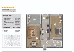 Apartament 2 camere cu balcon si logie - Eroii Revolutiei, acces parc si metrou - imagine 6