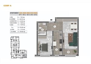 Apartament 2 camere, modern, Mall Grand Arena, Berceni, Bucuresti - imagine 8