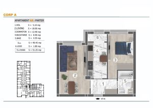 Apartament 2 camere, zona Mall Grand Arena, Bd. Metalurgiei - imagine 8