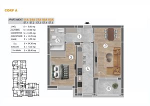 Apartament 2 camere decomandat, zona Grand Arena Mall - imagine 6